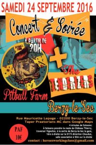 pitbullfarm concert Berzy 24 09 2016
